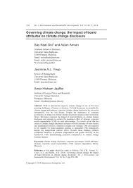 Each map shows the results for a different emission scenario (rcp). Pdf Governing Climate Change The Impact Of Board Attributes On Climate Change Disclosure