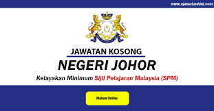 Jabatan kemajuan masyarakat kemas kerja kosong kerajaan. Jawatan Kosong 2019 Negeri Johor Kelayakan Minimum Spm Ejawatankini Com