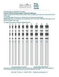 Wedding Band Width Chart Guide To Wedding Rings My Love