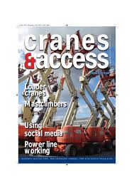 complete issue of cranes access in one pdf file