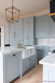 Cabinet Color 1 2 Stardew 1 2 Uncertain Gray By Sherwin Williams Vintage Modern Kitchen Blue Gray Kitchen Cabinets White Kitchen Design