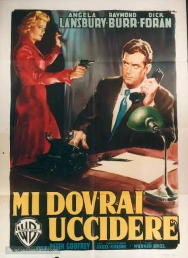 Please Murder Me (1956) Italian movie poster