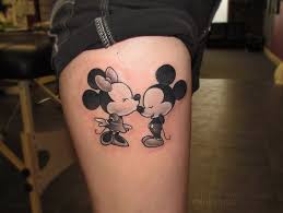 Mickey And Minnie Mouse Tattoo Done By Nicola At Frostbite Tattoo Invercargill New Zealand Minnie Tattoo Mickey And Minnie Tattoos Mickey Mouse Tattoos