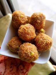 Kunafa Balls Aka Vermicelli Truffles Ramadan Desserts Arabic Sweets Kunafa Recipe