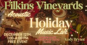 Acoustic Holiday Music (1-4pm) - Cousins Maine Lobster