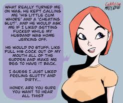 Wife talking to cuck