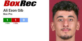 BoxRec: Ali Eson Gib