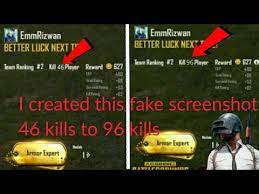 How To Create Fake Pubg Screenshot With Picsart Fake Pubg Win Screenshot Generator Youtube