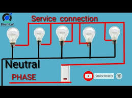 The wiring lights in series is best connection for better understanding for series circuit, form which a electrical student completely learn. Series Connection Wiring Diagram 5 Light Bulbs 1 Switch Connection Electrical Technique Youtube