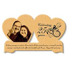 You can also think of gifting personalized wallpaper to your parents. Incredible Gifts India 25th Wedding For Parents Personalized Engraved Photo In Heart Shape Wood 11 2 X 6 8 In Beige Wood Amazon In Home Kitchen