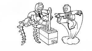 Friendly neighborhood spiderman coloring page. Lego Venom And Spiderman Coloring Pages