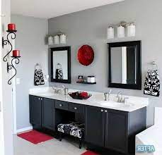Buy bathroom accessories like toothbrush holders, liquid dispensers, soap dishes and more from top brands from our bathroom accessories include bathroom stools, soap dishes, buckets, bathroom sets, toothbrush holders, soap dispensers, hook hangers, and so on. Red Bathroom Decor Ideas