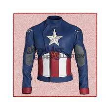 Pin On Cmlc Captain America Chris Evan Blue Jacket