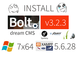 Install Bolt Cms V3 2 3 On Windows 7 X64 Localhost Xampp 5 6 28 Opensource Php Content Management S Content Management System Problem Solving Videos Tutorial