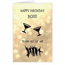 Funny Birthday Wishes For Lady Boss Large Happy Birthday Boss Design Card Zazzle Com In 2020 Happy Birthday Boss Happy 90th Birthday Happy Birthday Fun