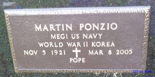 Martin “Pope” Ponzio (1921-2005)