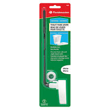 This is fixed, as others have said, by plunging it. Fluidmaster Universal Toilet Flush Lever White 680c Rona