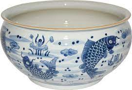 Get the best deal for blue ceramic plant baskets, pots, window bowls from the largest online selection at ebay.com. Orchid Bowl Planter Fish Motif Vase White Blue Black Ceramic Asian Decorative Bowls By Euroluxhome Houzz