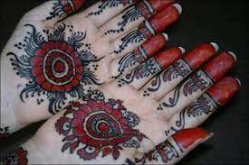 30 gambar motif henna tangan kaki pengantin simple lengkap. Black Outline Black And Red Mehndi Designs For Hands Arabic Cute Mehndi Design