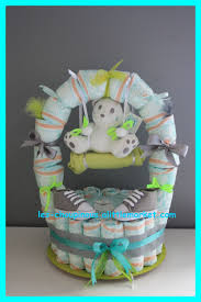 Cadeau Naissance Bapteme Gateau De Couches Balancoire Decoration Pour Enfants Gateau De Couches Gateaux De Langes Gateaux De Naissance