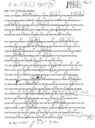 The Book Of Life I Love You Too Much Chords Only The Good Die Young Billy Joel Guitar Chord Chart Fingerstyle Guitar Lessons Guitar Lessons Lyrics And Chords