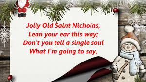 Jolly old St. Nicholas