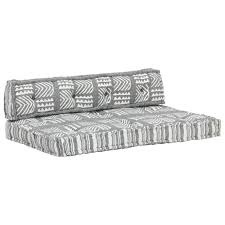 Questi cuscini per divani pallet hanno le misure esatte che si adattano alle giuste dimensioni dei pallet europei. Vidaxl Cuscino Per Divani A Pallet Grigio In Tessuto Patchwork Tende E Cuscini Epto