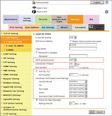 Konica minolta bizhub c224e driver download. Configuring The Scan To E Mail Environment