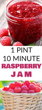 10 Minute Raspberry Jam Recipe Recipe Raspberry Jam Recipe Jam Recipes Homemade Jam Recipes