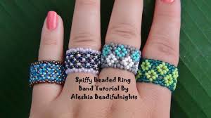 Are there any step by step jewelry making tutorials? Spiffy Beaded Ring Band Tutorial Youtube