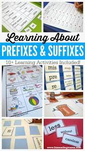 Learning About Prefixes And Suffixes Free Pack