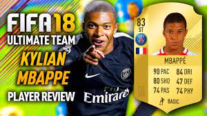 Mbappé began his senior career with ligue 1 club monaco, making his professional debut in 2015, aged 16.with them, he won a ligue 1 title, ligue 1 young player of the year, and the golden boy award. Fifa 18 Kylian Mbappe 83 Player Review Fifa 18 Ultimate Team Youtube