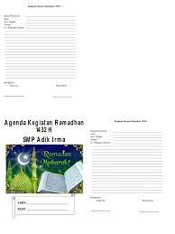 Download atau unduh gratis file contoh buku kegiatan bulan ramadhan siswa sd, smp dan sma terbaru dalam format microsoft word >>> di sini. Buku Kegiatan Ramadhan Siswa Pdf