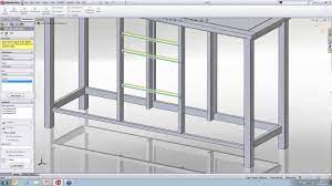 Using Weldments For Furniture Design In Solidworks Webcast Furniture Design Solidworks Furniture