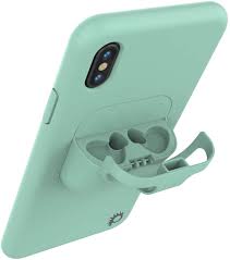 Punkcase Iphone X Airpods Case Holder Centerpods Series Teal In 2020 Phone Case Design Iphone Iphone Models