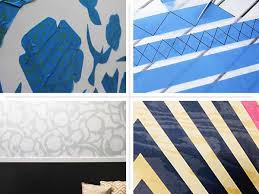 5 Cool Painter S Tape Techniques This Old House Once covered with design, spray paint in a different color 4. 5 cool painter s tape techniques this
