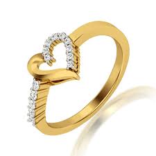 Heart Shaped Diamond Ring Gold Ring Designs Gold Rings Fashion Heart Shaped Diamond Ring