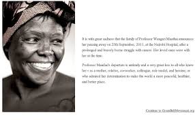 Rwanda on the Wing: She spoke for trees and people: In Memory of ... via Relatably.com