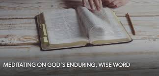 Imagine how amazing your week would start if you carved out. Biblical Counseling Coalition Meditating On God S Enduring Wise Word