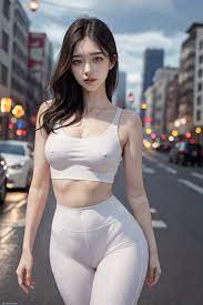화이트 레깅스 몇장 - Ai 실사 채널