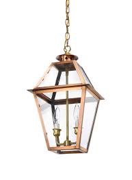 Charleston Collection Ch 26 Hanging Copper Light Lantern Scroll