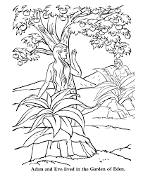 These coloring pages also include different scenes in the garden of eden that show adam and eve in different moods and times of the day. Pin On More Coloring