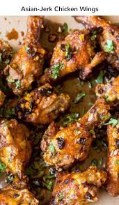 Asian Jerk Fusion Chicken Wings Recipe Jerk Chicken Wings Chicken Wings Chicken