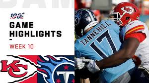 They compete in the national football leagu. Chiefs Vs Titans Week 10 Highlights Nfl 2019 Youtube