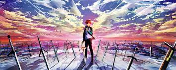 Hd Wallpaper Fate Stay Night Wallpaper Anime Shirou Emiya Sword Fate Stay Night Unlimited Blade Works Wallpaper Flare