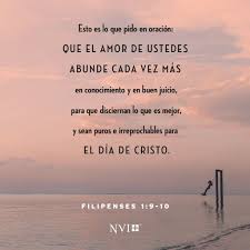 Esto Es Lo Que Pido En Oracion Que El Amor De Ustedes Abunde Cada Vez Mas En Conocimiento Y En Buen Juic Frases Espirituales Mensaje De Dios Fraces Cristianas