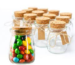 Great savings & free delivery / collection on many items. Amazon Com Small Glass Decorative Bottles With Cork Lids 12pc 3 4oz Mini Mason Jar For Wedding Favors Apothecary Diy Arts Crafts W Personalized Label Tags String Home Kitchen