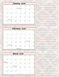 Dashing 2020 Quarterly Calendar Template In 2020 Quarterly Calendar Calendar Template Free Printable Calendar