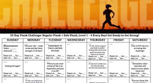 30 Day Plank Challenge Chart Pdf Bedowntowndaytona Com