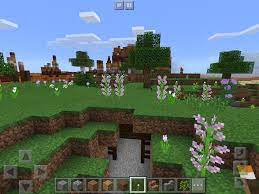 This Is An Incredible Mcpe Seed Rails And A Mob Spawner From A Mesa Mineshaft Have Spewed Out Onto A Flower Forest Biome S Floor A Beautifu Minecraft Sementes